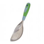 6 in 1 serrated edged gardening tool ideal for planting bulbs, digging furrows and cutting through roots